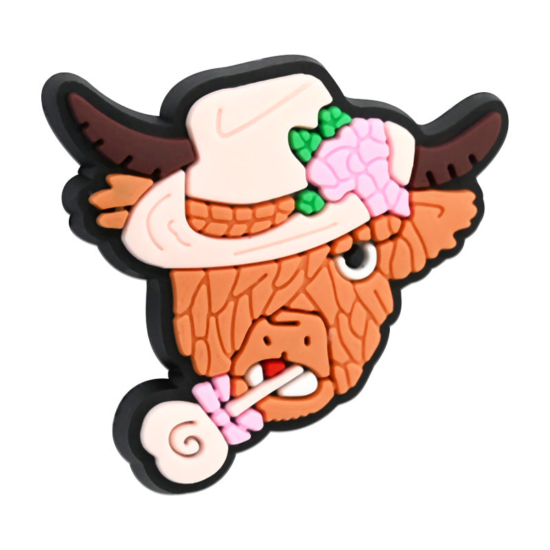 Wholesale   Random 100pcs/pack  Denim series soft rubber ballpoint pen beads